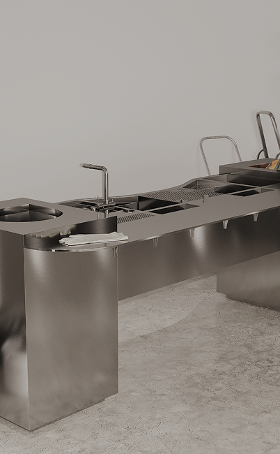 Mobile autonomous bar table / Betty illustration