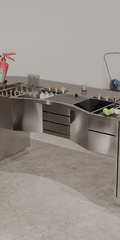 Mobile autonomous bar table / Betty illustration