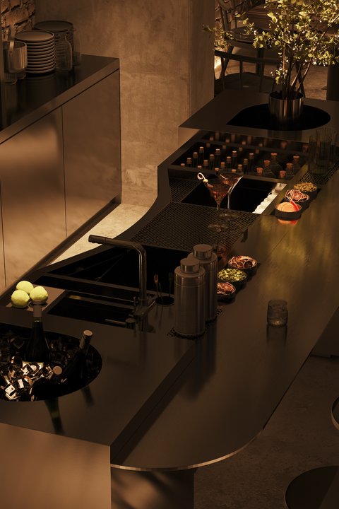 Lobster Omakase Bar Table Lobster Omakase Bar Table